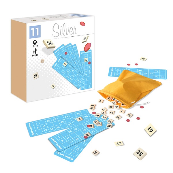 Gra Bingo dla seniorów seria silver zestaw